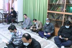 برگزاری مراسم زیارت عاشورا به مناسبت دهه اول ماه محرم در شبکه بهداشت و درمان اسلامشهر